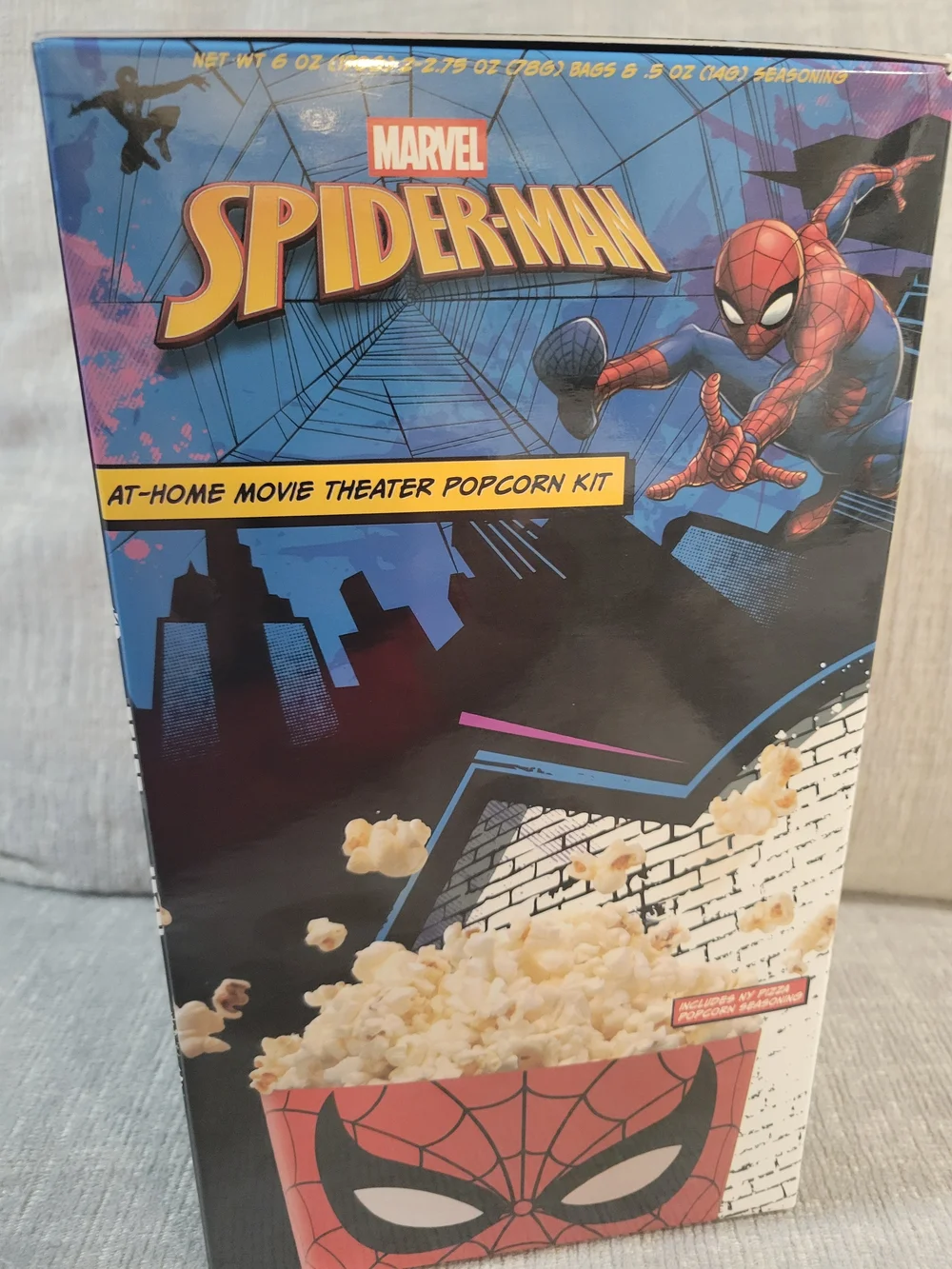 Marvel Spider-Man At-Home Movie Theater Popcorn Kit - Red